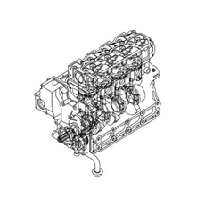 ENGINE E4CG-VG...SF450 (6008-097-320-10) spare parts